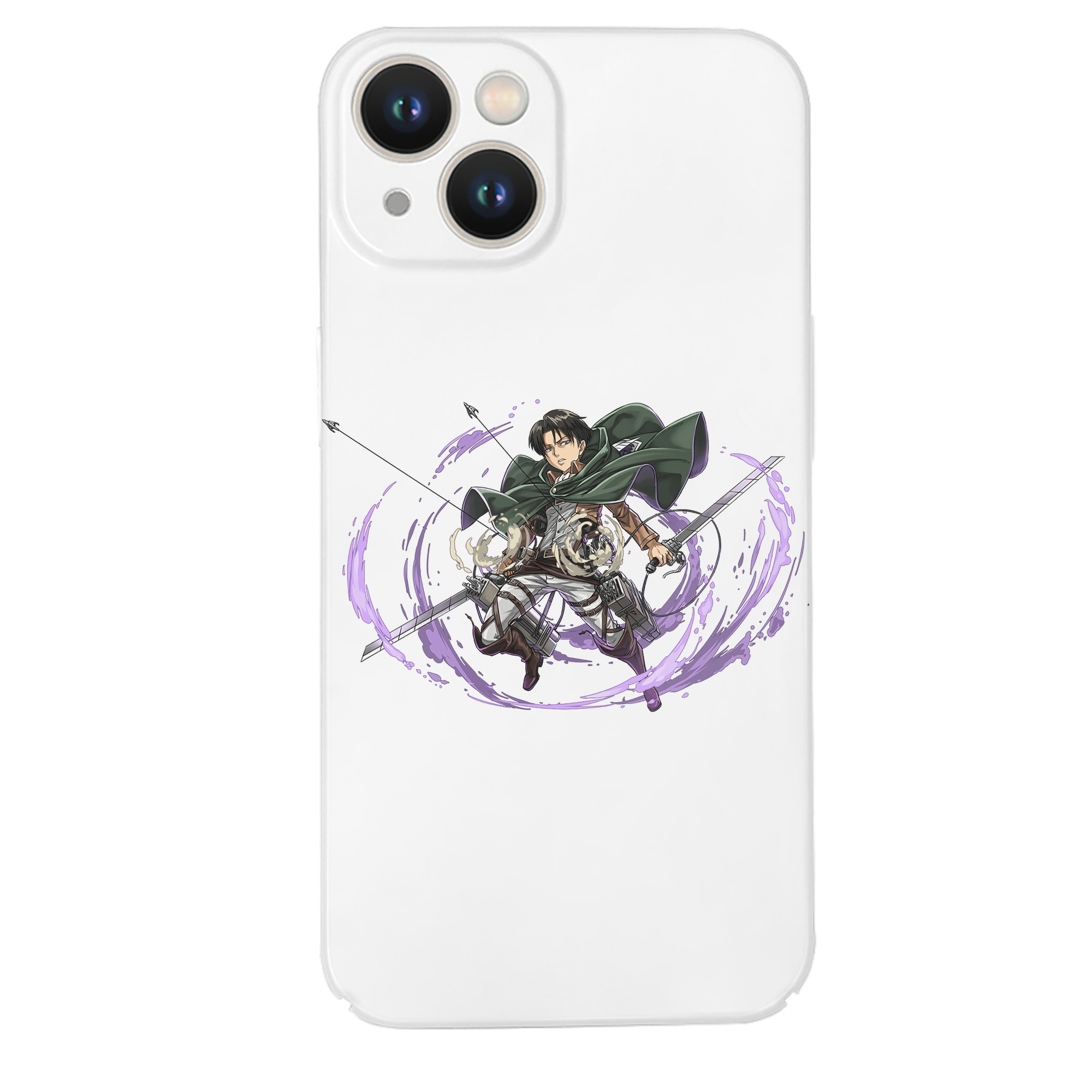 （画像用） 進撃の巨人 リヴァイ·アッカーマン Attack on Titan Levi Ackerman 【iPhone 14シリーズ対応】ハードケース
